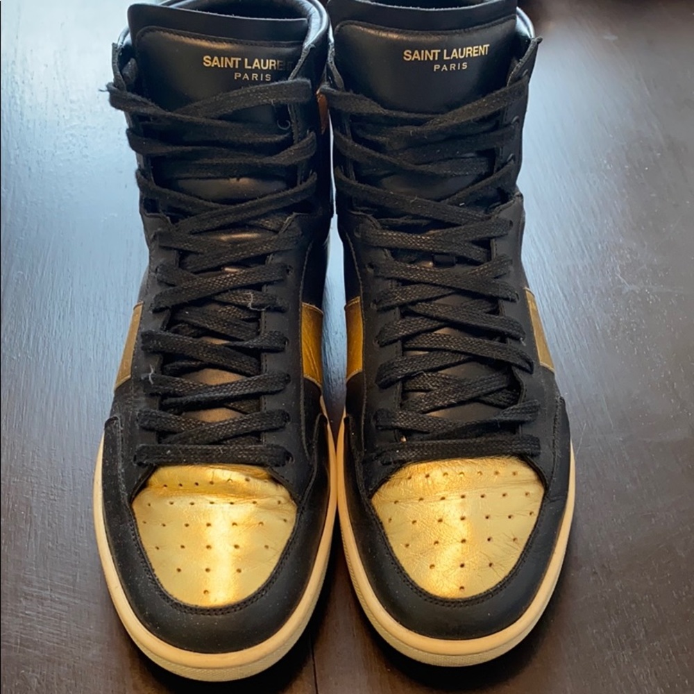 Saint Laurent high top sneakers